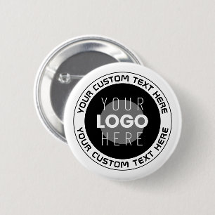 Bearbeitbarer kreisförmiger Text & austauschbares Button