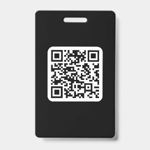 Bearbeitbarer moderner QR-Code   Schwarz Weiß oder Ausweis
