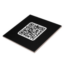 Bearbeitbarer moderner QR-Code | Schwarz Weiß oder