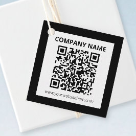 Bearbeitbarer QR-Code & einfaches anpassbares Desi Geschenkanhänger