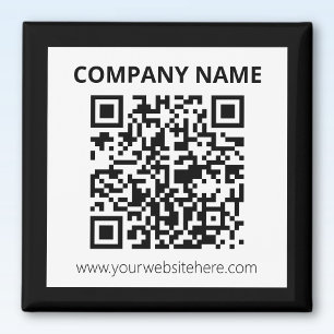 Bearbeitbarer QR-Code & einfaches anpassbares Desi Magnet