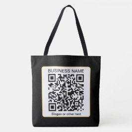 Bearbeitbarer QR-Code für Scanner + Ihr Firmenname