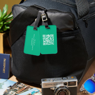 Bearbeitbarer QR-Code Generieren Sie Ihren eigenen Gepäckanhänger