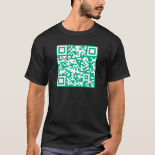Bearbeitbarer QR-Code Generieren Sie Ihren eigenen T-Shirt