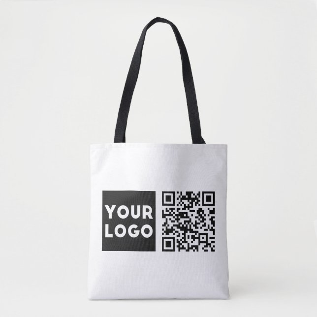 Bearbeitbarer QR-Code & Ihr Firmenlogo oder Bild (Vorderseite)