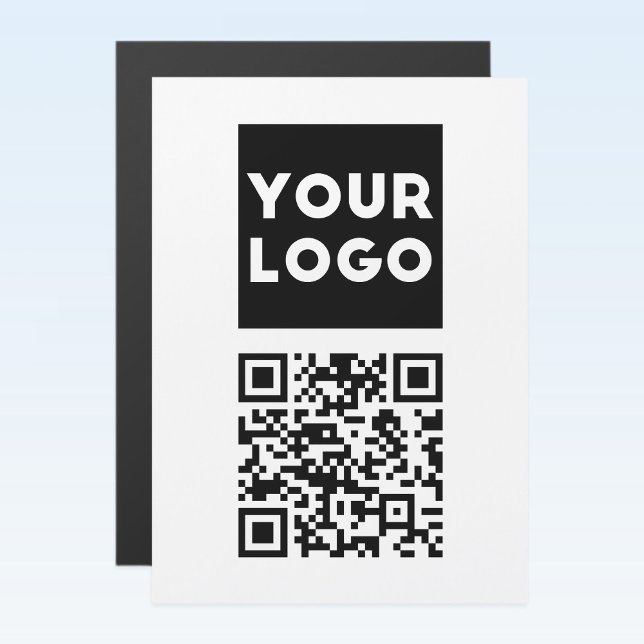 Bearbeitbarer QR-Code & Ihr Firmenlogo oder Bild Magnetkarte (Von Creator hochgeladen)