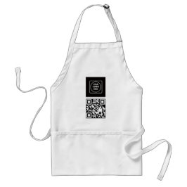 Bearbeitbarer QR-Code mit individuellem Logo, mode Schürze