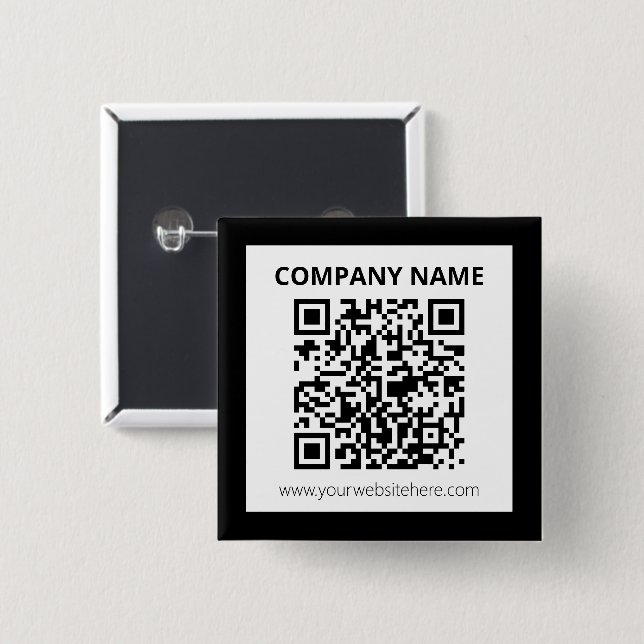 Bearbeitbarer QR-Code und einfaches anpassbares De Button (Vorne & Hinten)