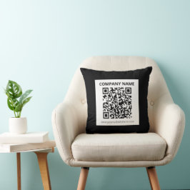 Bearbeitbarer QR-Code und einfaches anpassbares De Kissen