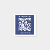 Bearbeitbarer (sofort generierter) QR-Code | Navy 