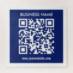 Bearbeitbarer (sofort generierter) QR-Code | Navy  Puzzle<br><div class="desc">Geben Sie einfach eine Website-Adresse ein,  um Ihren individuellen QR-Code sofort zu generieren.</div>