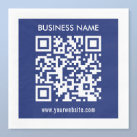 Bearbeitbarer (sofort generierter) QR-Code | Navy
