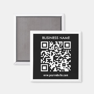 Bearbeitbarer (sofort generierter) QR-Code Schwa Magnet