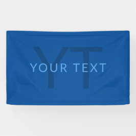 Bearbeitbarer Textvorlage für monogrammierten Name Banner