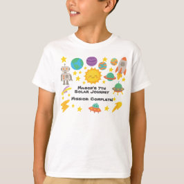 Bearbeitbarer Wachsmalstift-Stil – Kinder-T-Shirt T-Shirt
