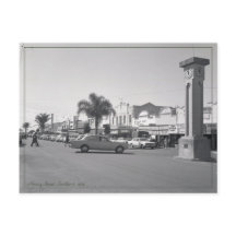Bearbeitbares Australien Vintage Reise 1970er Jahr
