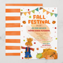 Bearbeitbares Fall-Party Einladung