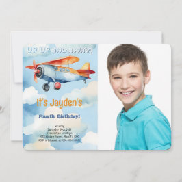 Bearbeitbares Foto für Geburtstagspartei Einladung