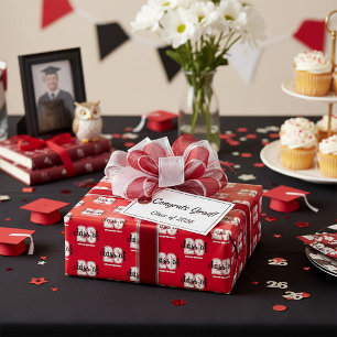 Bearbeitbares Jahr der Abschlussklasse  Geschenkpapier