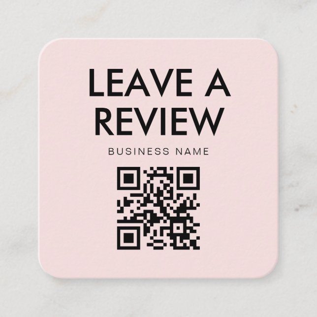 Bearbeitbares Logo Rosa Dankeschön-Paket Begleitkarte (Vorderseite)