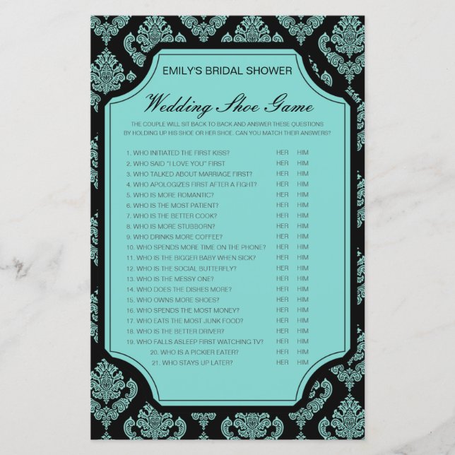 Bearbeitbares Showspiel für den Polterabend (Vorderseite)