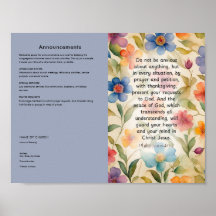 Bearbeiten, Church Bulletin herunterladen