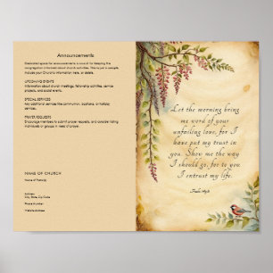 Bearbeiten, Church Bulletin Poster herunterladen