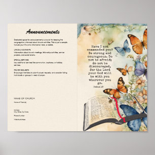 Bearbeiten, Church Bulletin Poster herunterladen