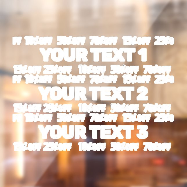 Bearbeiten des Fensters "Verkauf" Fensteraufkleber (Blatt 2)