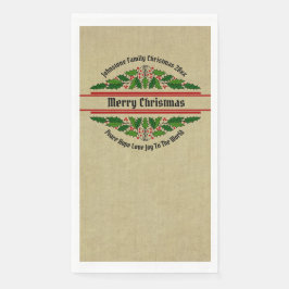 Bearbeiten des Namens Text passend Weihnachten 20x Serviette