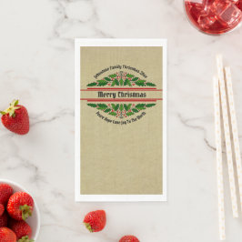 Bearbeiten des Namens Text passend Weihnachten 20x Serviette