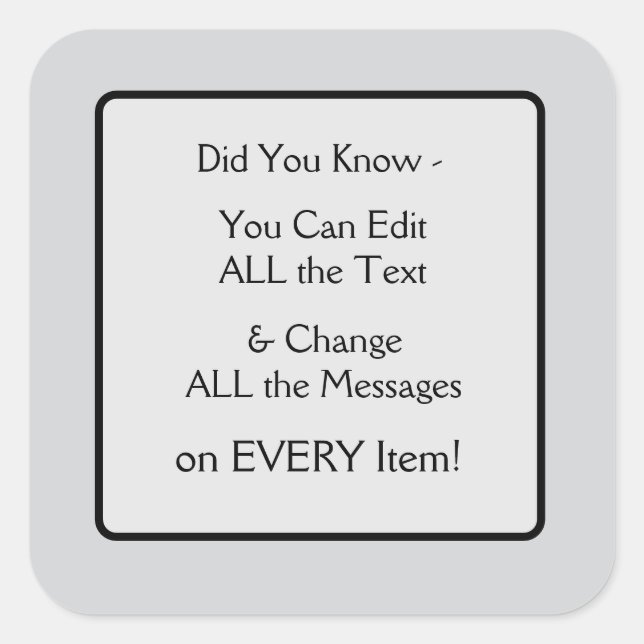 Bearbeiten Quadratischer Aufkleber (Vorderseite)