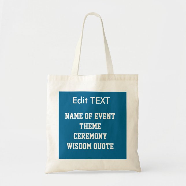 Bearbeiten Sie die TASCHE TEXT IMAGE DIY Vorlage e (Vorne)