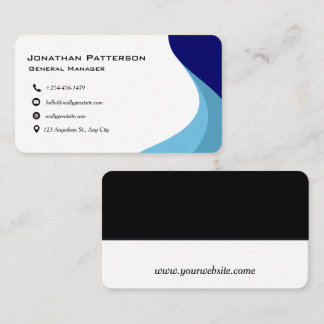 Bearbeiten und Anpassen Visitenkarte