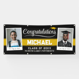 Bearbeiten von Abschluss-Bannern Dann und Jetzt mi Banner