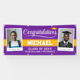 Bearbeiten von Abschluss-Bannern Dann und Jetzt mi Banner