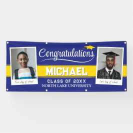 Bearbeiten von Abschluss-Bannern Dann und Jetzt mi Banner