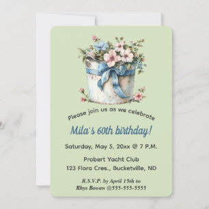 Bearbeiten von Blume in einem Stapel Einladung