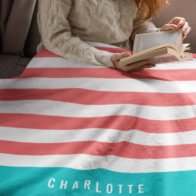 Bearbeiten von Farben mit weißen Streifen Name hin Fleecedecke (Von Creator hochgeladen)