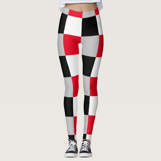Bearbeiten von Prüfbrettmustern Leggings (Vorderseite)