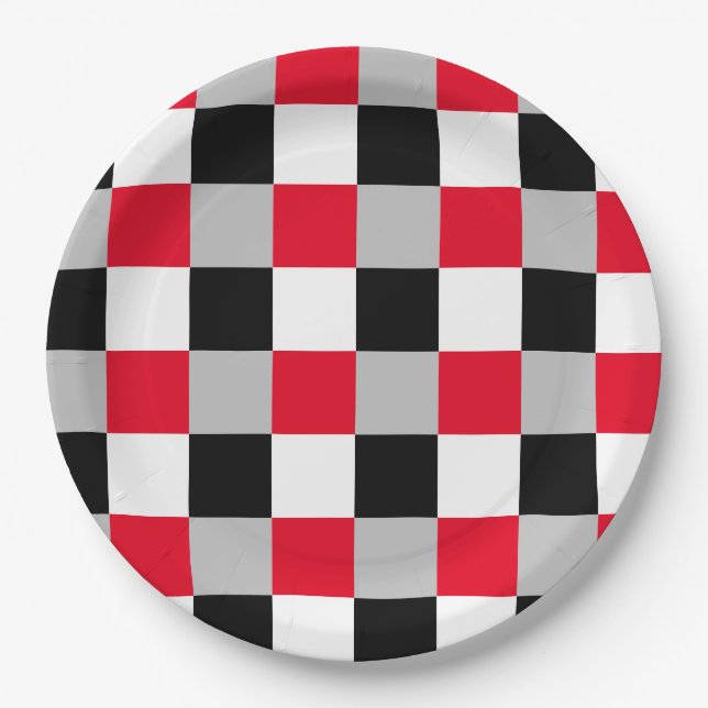 Bearbeiten von Prüfbrettmustern Pappteller (Vorderseite)