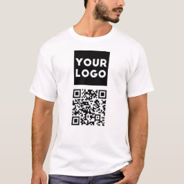 Bearbeiten von QR-Code und Ihr Firmenlogo oder -Im T-Shirt