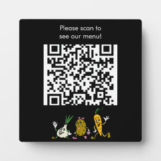 Bearbeiten von QR-Code und Logo-Menü Plaque Fotoplatte