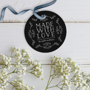 Bearbeiten von Schnörkeln mit Liebe-Tag Geschenkanhänger