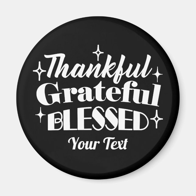 Bearbeiten von Sparkling-Erntedank-Quotierungen Magnet (Vorne)