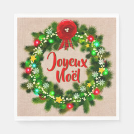 Bearbeiten von Textserviette für Tischjoyeux noël Serviette