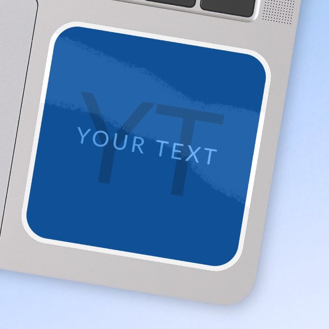 Bearbeiten von Textvorlage für Mit Monogramm Namen Aufkleber (Von Creator hochgeladen)