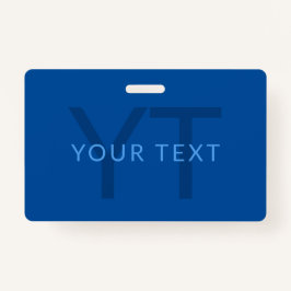 Bearbeiten von Textvorlage für Mit Monogramm Namen Ausweis