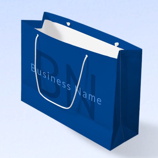 Bearbeiten von Textvorlage für Mit Monogramm Namen Große Geschenktüte (Von Creator hochgeladen)