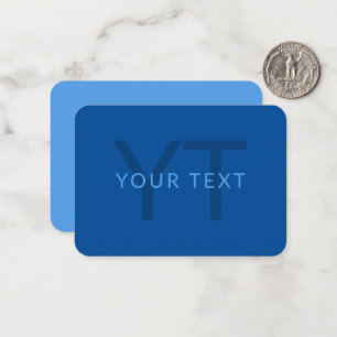 Bearbeiten von Textvorlage für Mit Monogramm Namen Mitteilungskarte
